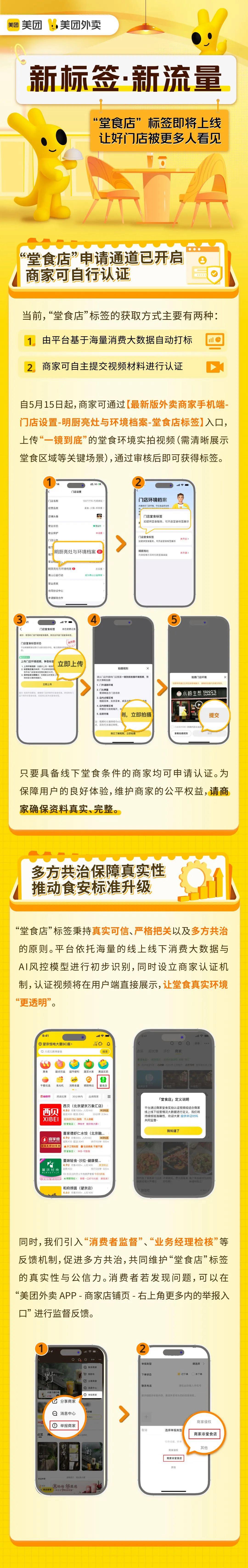 美团外卖新功能推出：堂食体验非唯一衡量标准